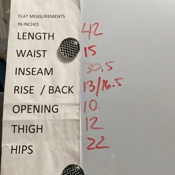 Vivitiko Cargo Pants Wide leg jeans Brown Size Medium - Picture 16 of 16